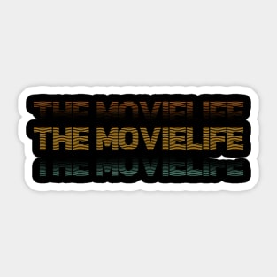 Distressed Vintage - The Movielife Sticker